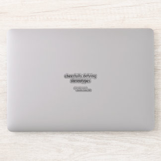 Mixed Blessing Clear Vinyl Sticker