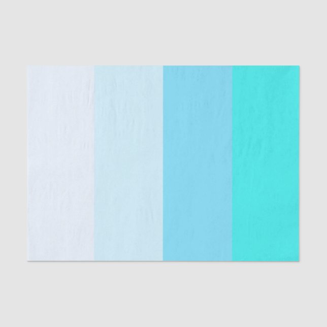 Mixed Blue Stripe Tissue Paper for Any Occasion (Front)