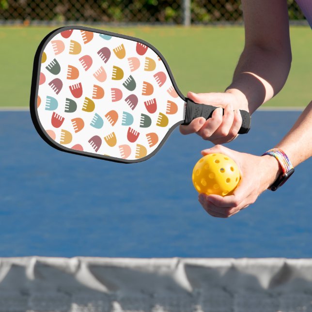 Mixed Boho Flowers  Pickleball Paddle (Insitu)