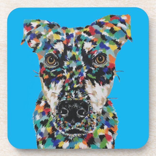 MIXED BREED DOG COASTER (Front)