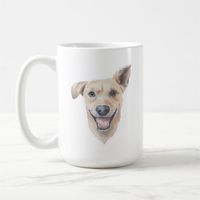 Mixed Breed Dog Mug | 15 oz (Left)