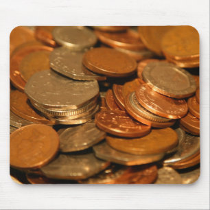 Mixed British Coin Mouse Pad