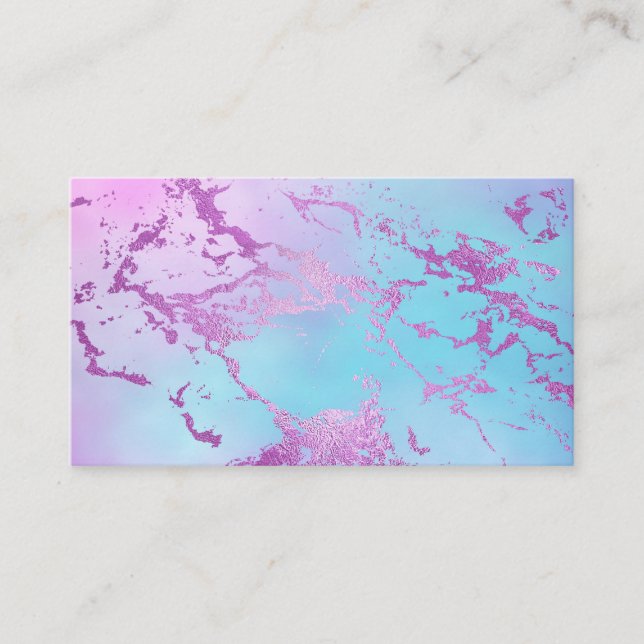 Mixed Colour Abstract Watercolor Print Pattern Business Card (Front)