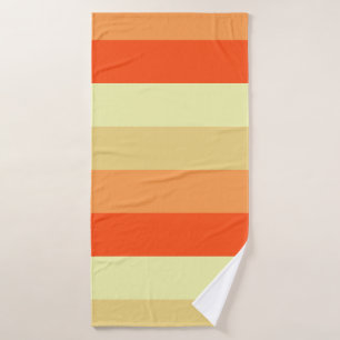 Mixed Colour Striped Bath Towel – Soft & Stylish