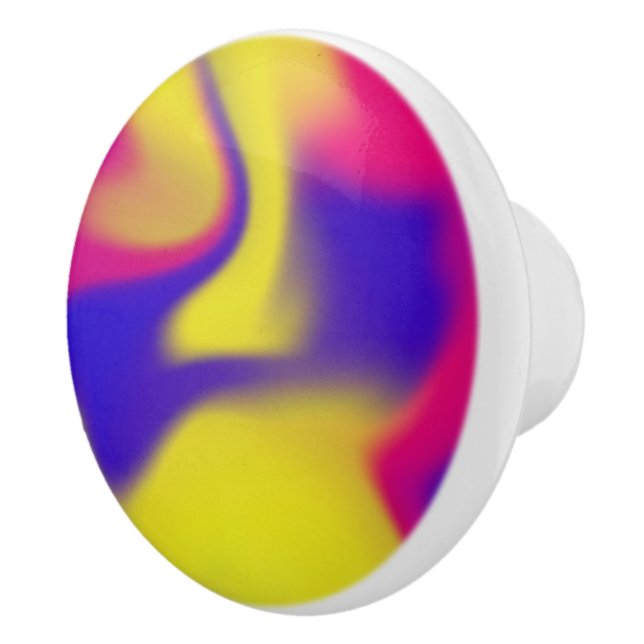 Mixed Colours Ceramic Knob (Right)