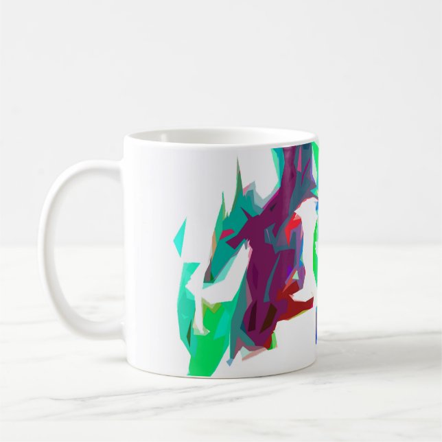 Mixed colours coffee mug (Left)