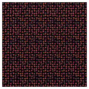 Mixed colours flowers dark motif pattern fabric