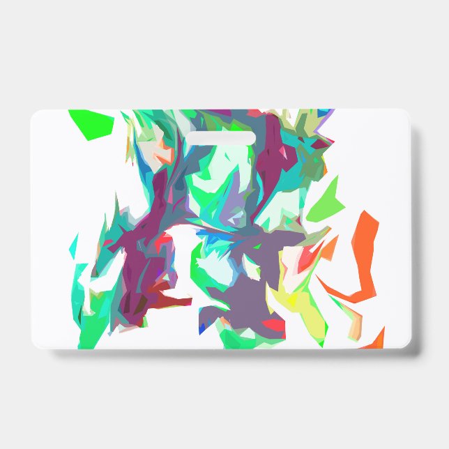 Mixed colours ID badge (Front)