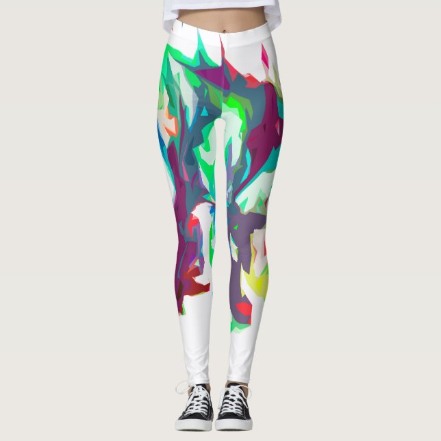 Mixed colours leggings (Front)