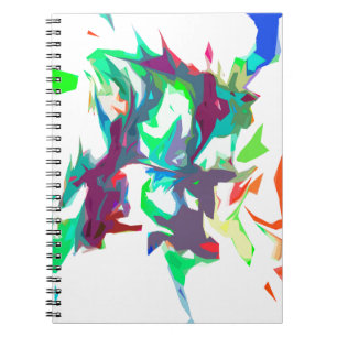 Mixed colours notebook