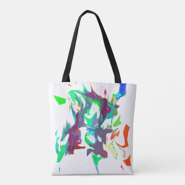 Mixed colours tote bag (Back)