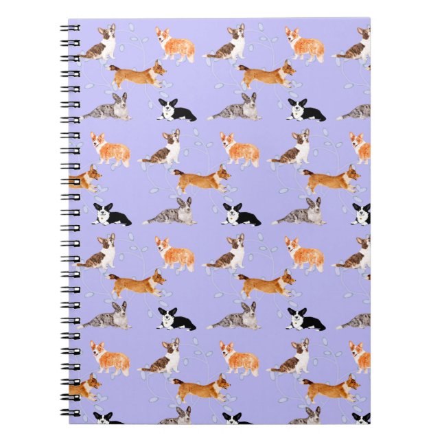 Mixed Corgi Notebook (Front)