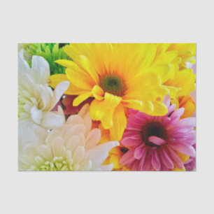 Mixed Daisies Bouquet-Tissue Wrap Paper