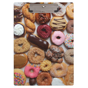 Mixed doughnuts clipboard