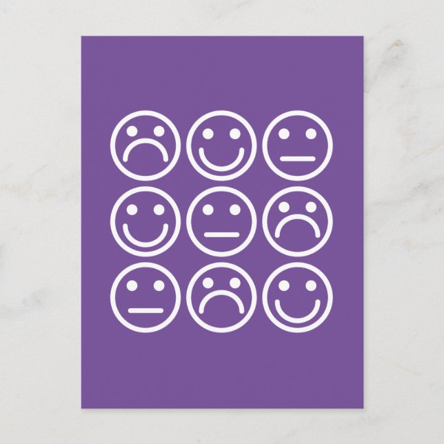 Mixed emotions postcard (Front)