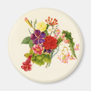 Mixed Flower Bouquet Magnet