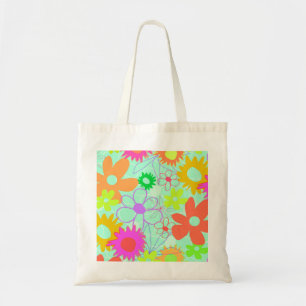 Mixed Flowers Tote Bag