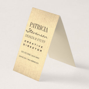 Mixed Fonts / Sepia Texture Business Card