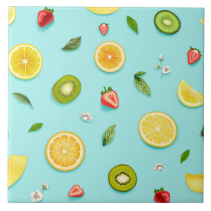 Mixed Fruit Ceramic Tile