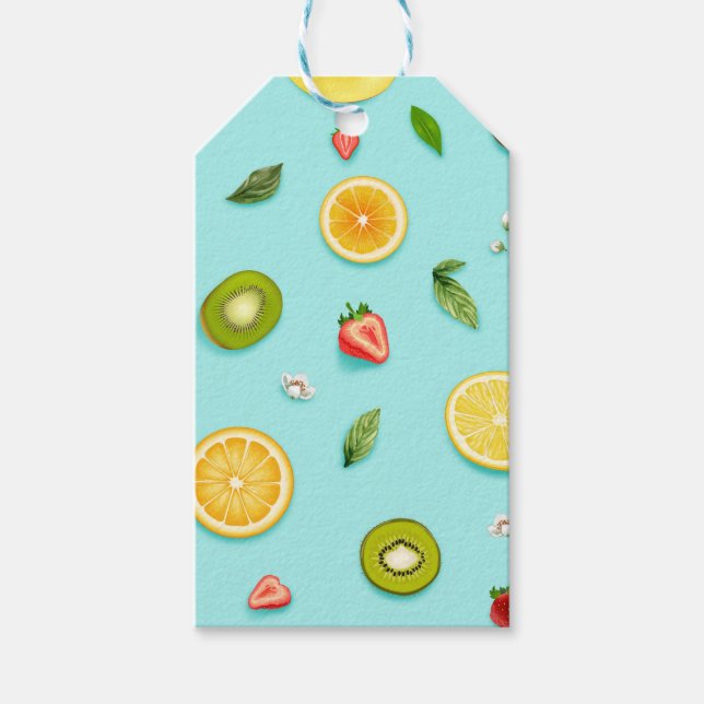 Mixed Fruit Gift Tags (Front)