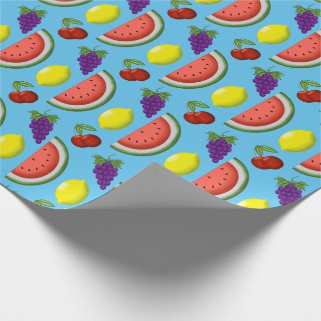Mixed Fruit Wrapping Paper (Corner)