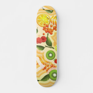 Mixed Fruits 6 Skateboard