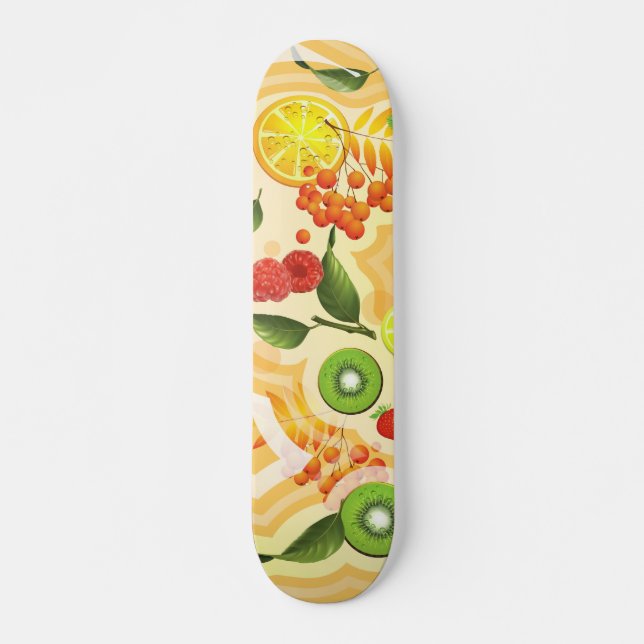 Mixed Fruits 6 Skateboard (Front)