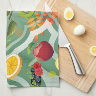 Mixed Fruits 7 Tea Towel