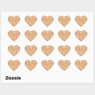 Mixed Fruits, Heart Sticker