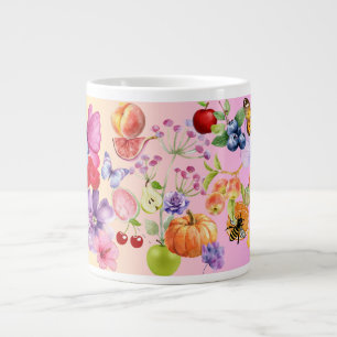 Mixed Fruits Large Coffee Mug