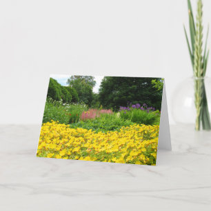 Mixed Garden Flowers Card