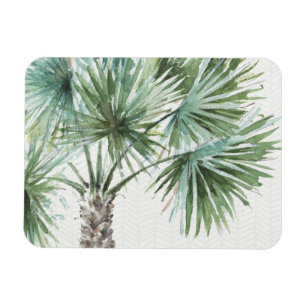 Mixed Greens I Tropical Palms Magnet