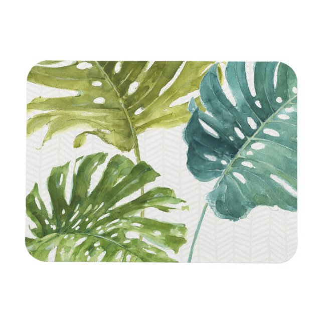 Mixed Greens | Tropical Palms Magnet (Horizontal)
