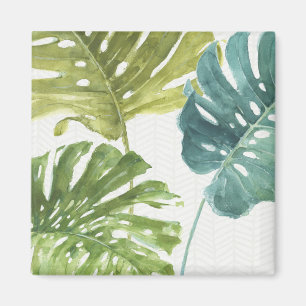 Mixed Greens Tropical Palms Magnet