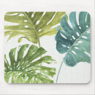 Mixed Greens   Tropical Palms Mouse Pad