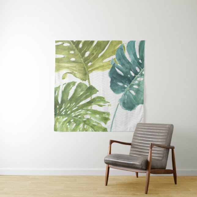 Mixed Greens | Tropical Palms Tapestry (In Situ (Horizontal))