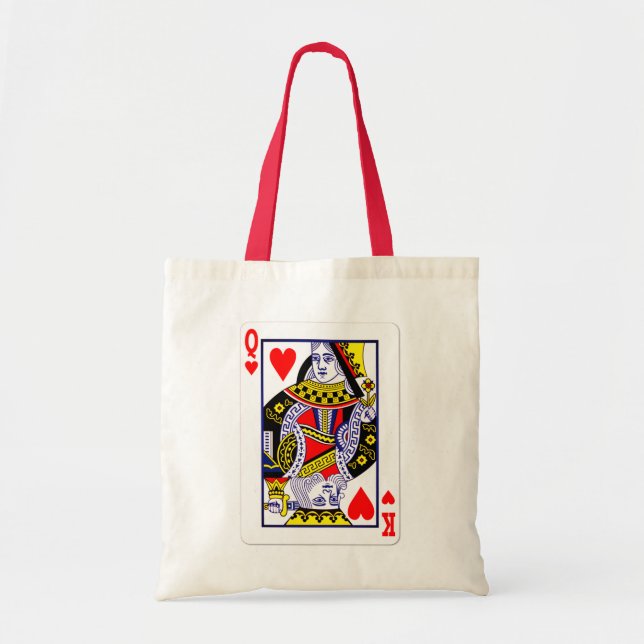 Mixed King & Queen - Two Spirited Playing Card Tote Bag (Front)