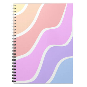 Mixed Light Colour Gradient Notebook