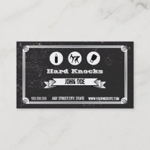 Mixed Martial Art Business Card 10 Class Pass Card