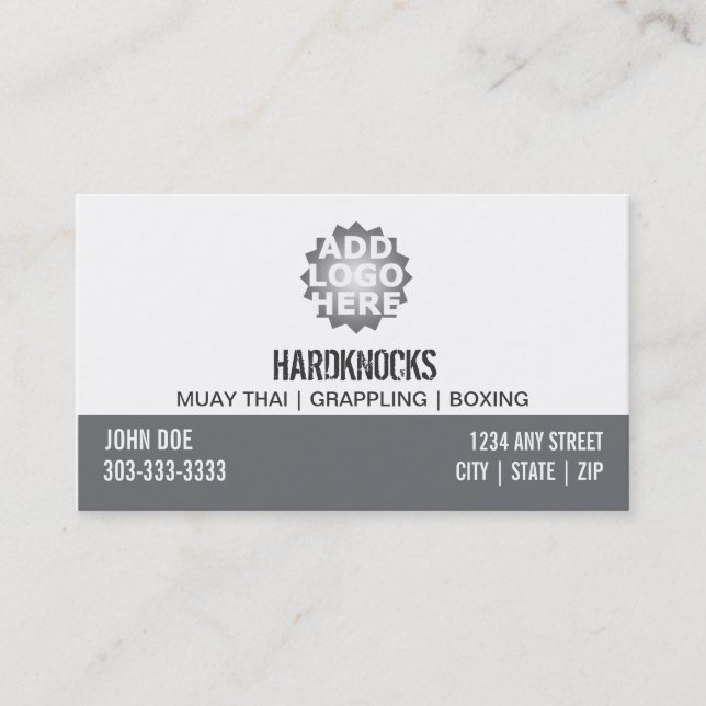 Mixed Martial Art Business Card 10 Class Pass Card (Front)