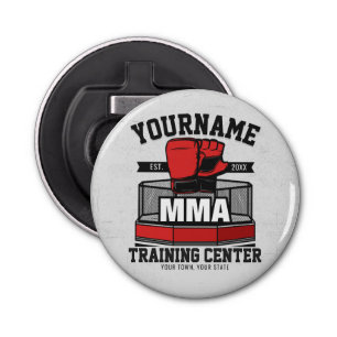 Mixed Martial Arts ADD NAME MMA Fight Training Bottle Opener