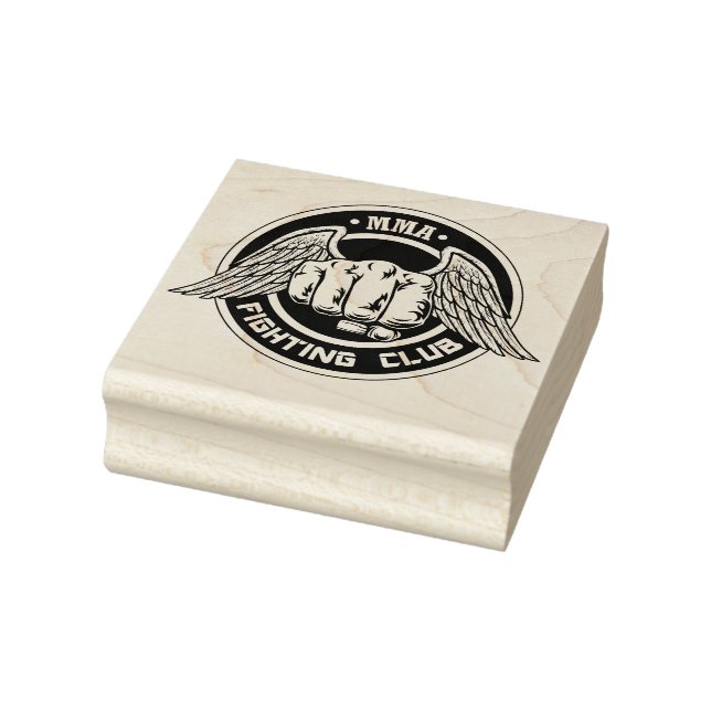 Mixed Martial Arts Fighting Club Rubber Stamp (Stamp)