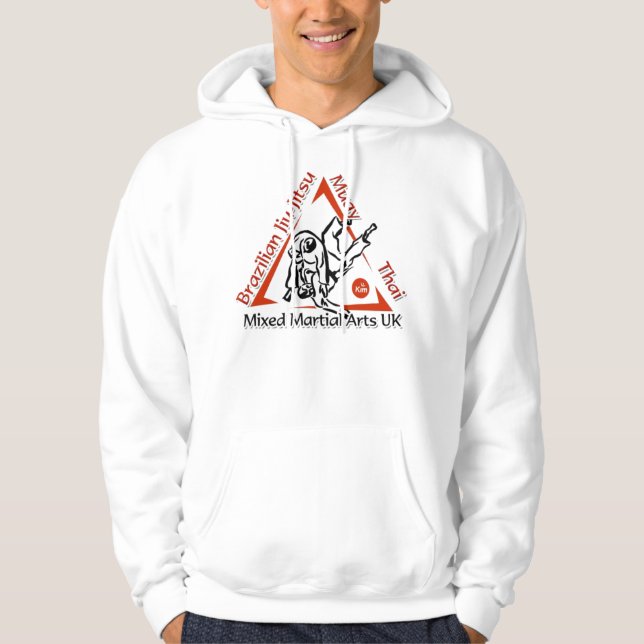 Mixed Martial Arts Hoodie - White (Front)