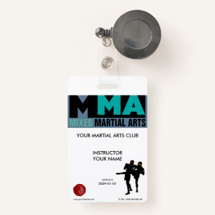 Mixed Martial Arts ID Badge