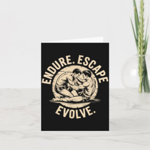 Mixed Martial Arts Jiu Jitsu Endure MMA BJJ Card