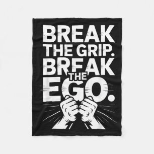 Mixed Martial Arts Jiu Jitsu Grip MMA BJJ Fleece Blanket