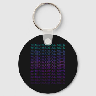 Mixed Martial Arts MMA Retro Key Ring
