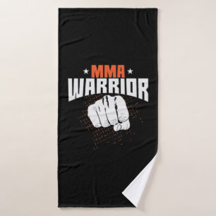 Mixed Martial Arts Warrior Bath Towel