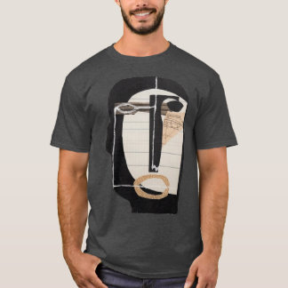 Mixed Media Artistic Amulet Mask T-Shirt