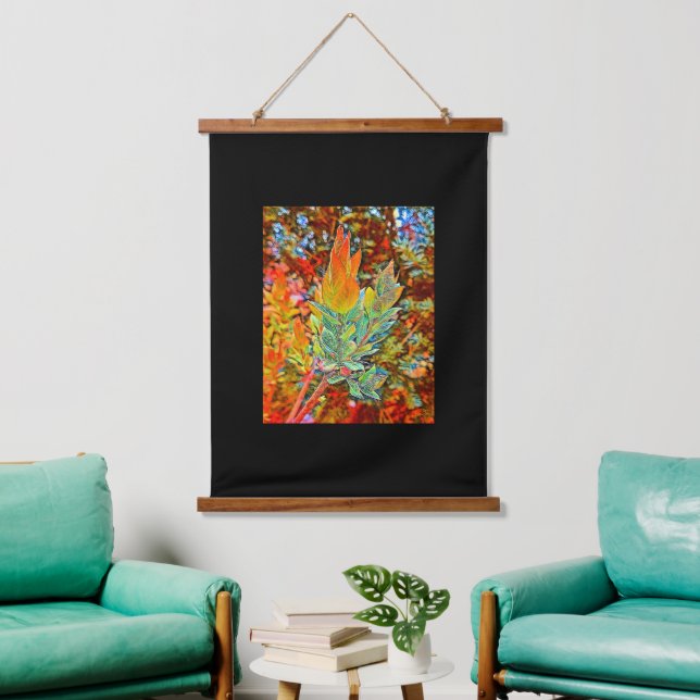 Mixed Media Digital Art Hanging Tapestry (Living Room)